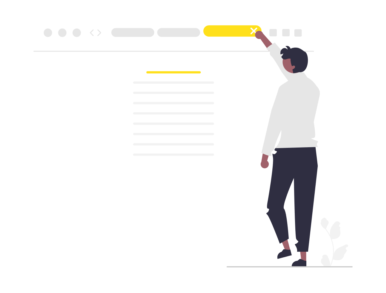 WrittenInWeb Interface